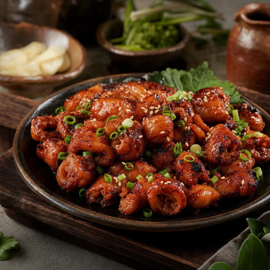 양념대창구이 손질완료 깔끔한 진공포장 대창맛집 납품 상품