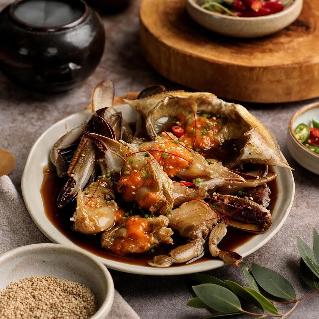 국내산 연평도 암꽃게 알배기 간장게장 당일제조 3kg 4미